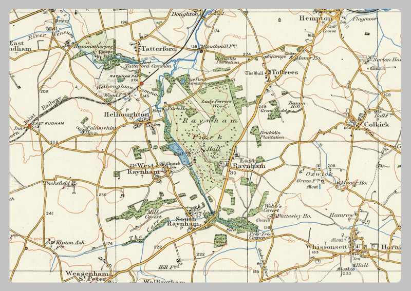 1920 Collection - Fakenham Ordnance Survey Map