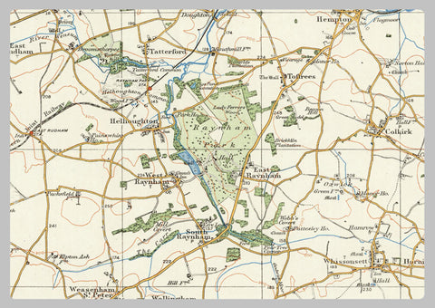 1920 Collection - Fakenham Ordnance Survey Map | I Love Maps