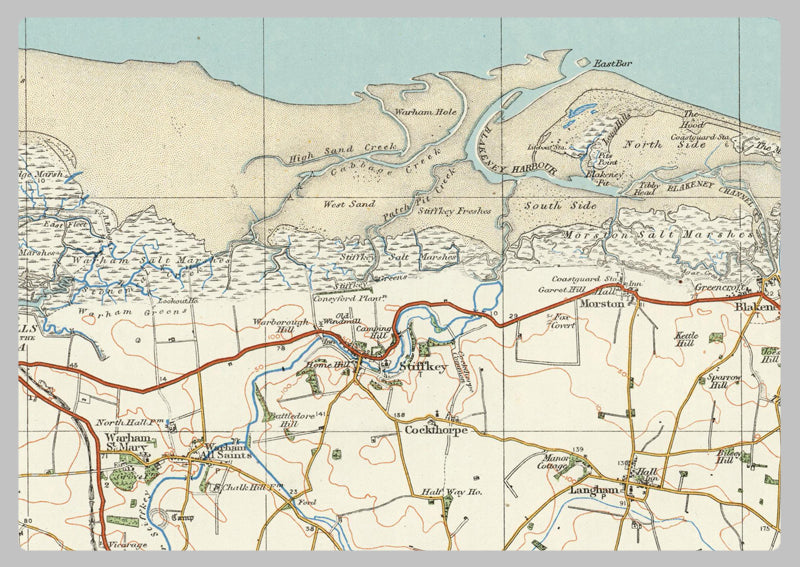 1920 Collection - Fakenham Ordnance Survey Map