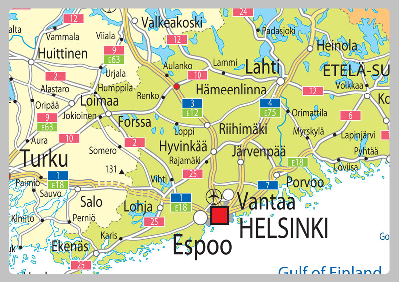 Finland Political Map