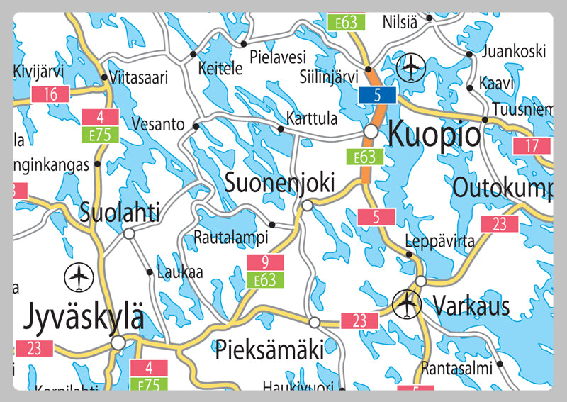 Finland Road Map