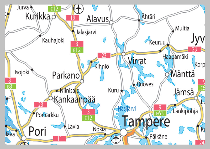 Finland Road Map