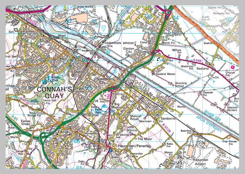 Flintshire County Map