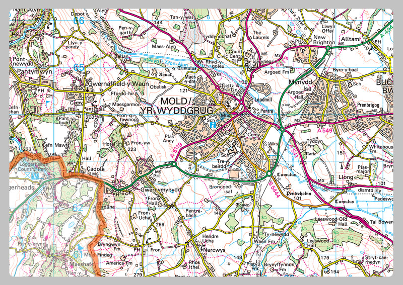 Flintshire County Map