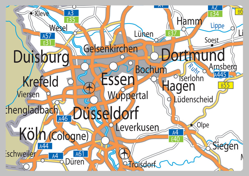 Germany Road Map