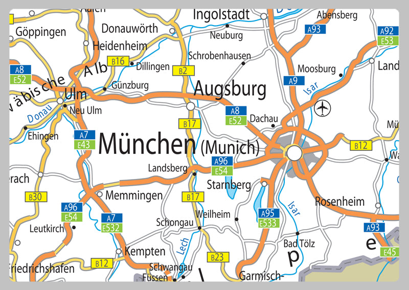 Germany Road Map