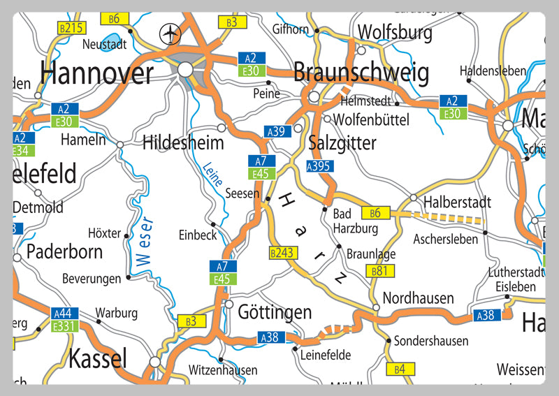 Germany Road Map