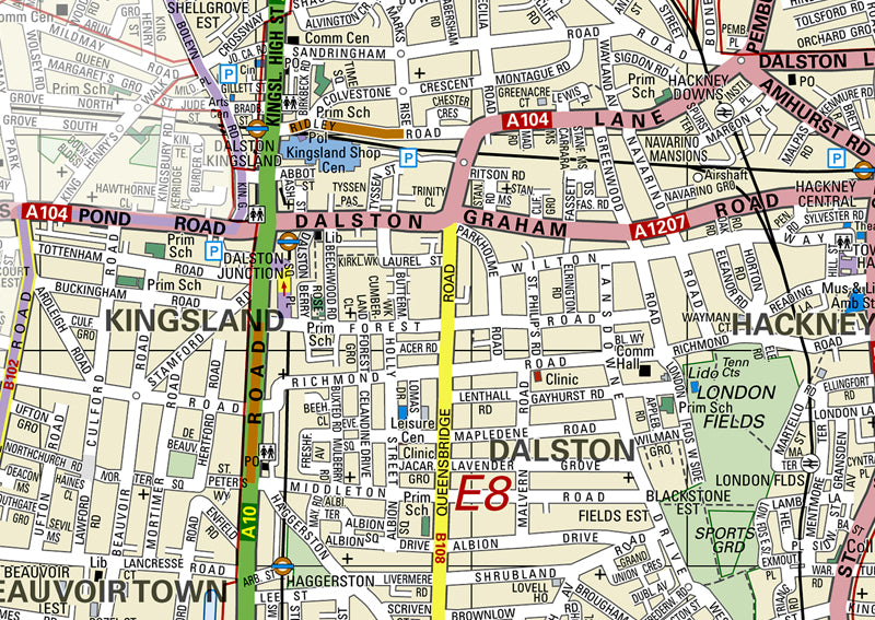 Hackney London Borough Map– I Love Maps