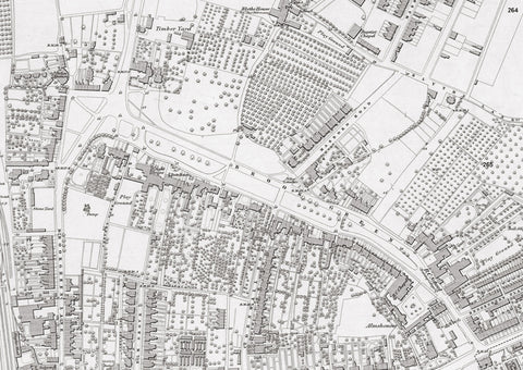 London 1872 Ordnance Survey Map - Sheet XLI - Hammersmith | I Love Maps