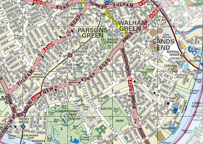 Hammersmith & Fulham London Borough Map– I Love Maps