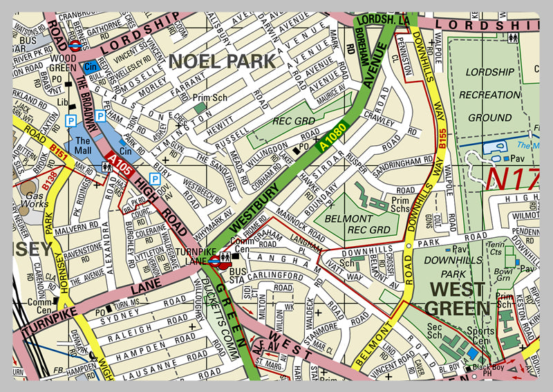 Haringey London Borough Map– I Love Maps