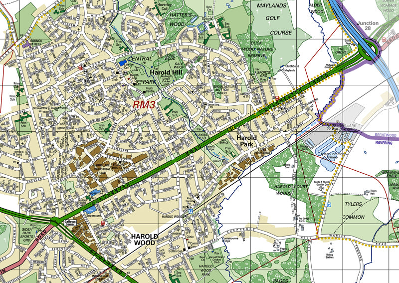 Havering London Borough Map– I Love Maps