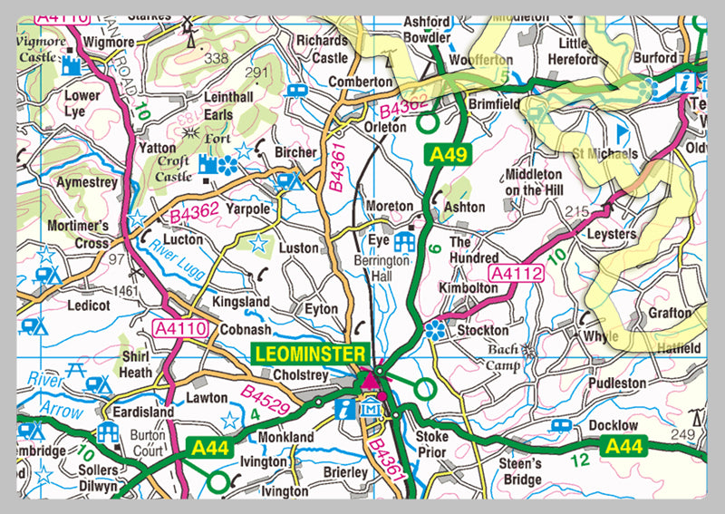 Herefordshire County Map