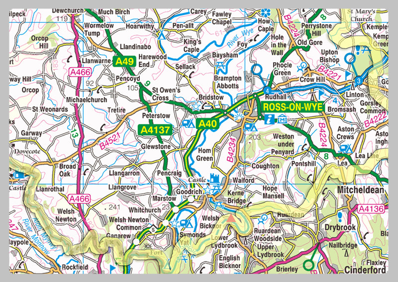 Herefordshire County Map