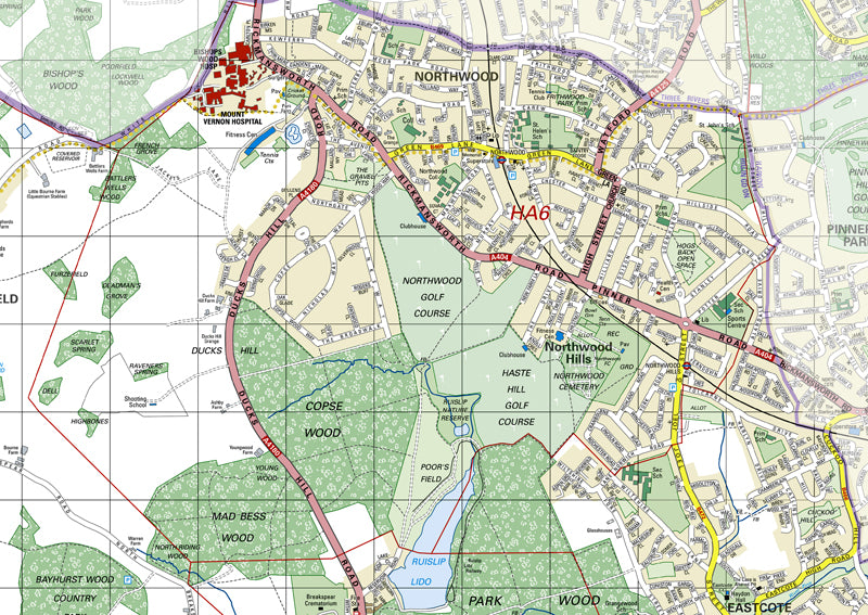 Hillingdon London Borough Map | I Love Maps