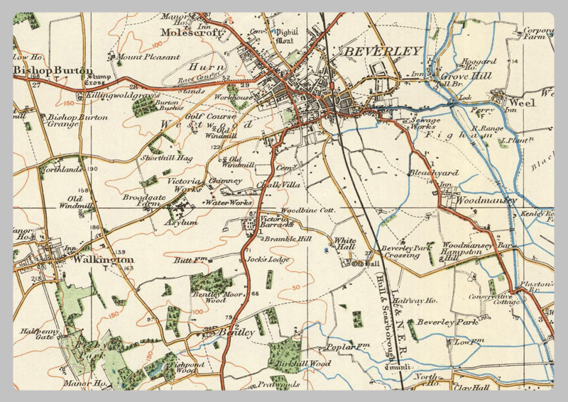 1920 Collection - Hull Ordnance Survey Map