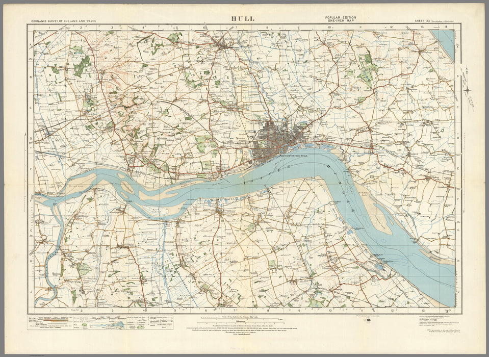 1920 Collection - Hull Ordnance Survey Map