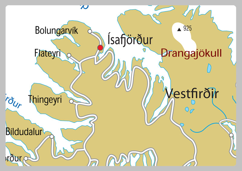 Iceland Political Map