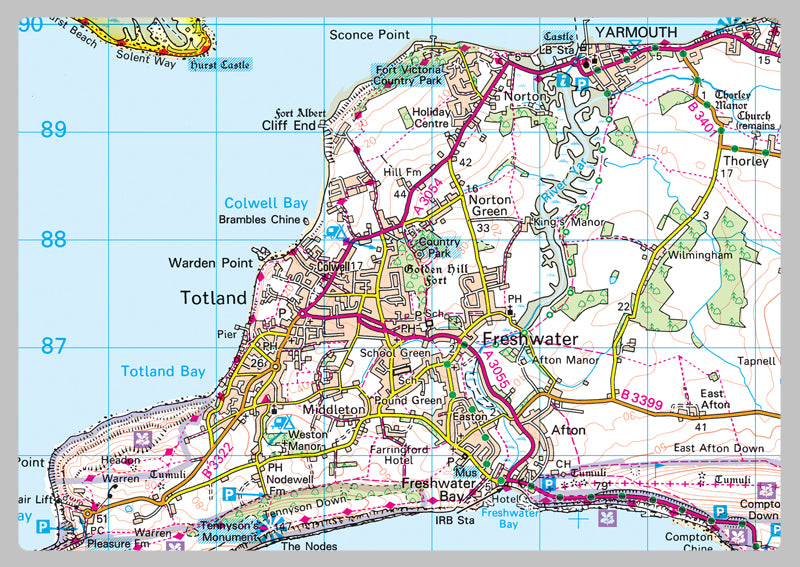 Isle Of Wight County Map