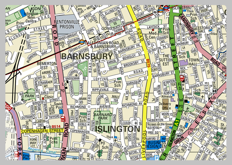 Islington London Borough Map– I Love Maps