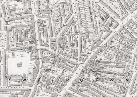 London 1872 Ordnance Survey Map - Sheet XVII - Islington | I Love Maps