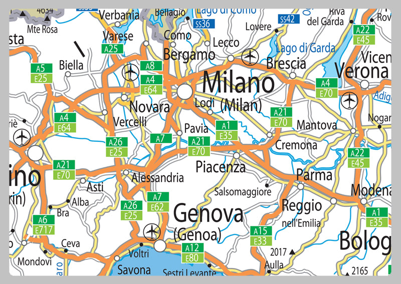 Italy Road Map