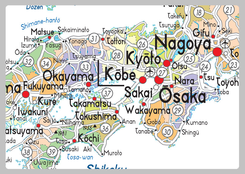 Japan Political Map