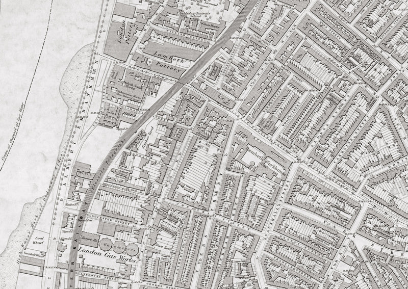 London 1872 Ordnance Survey Map - Sheet LV - Kennington | I Love Maps