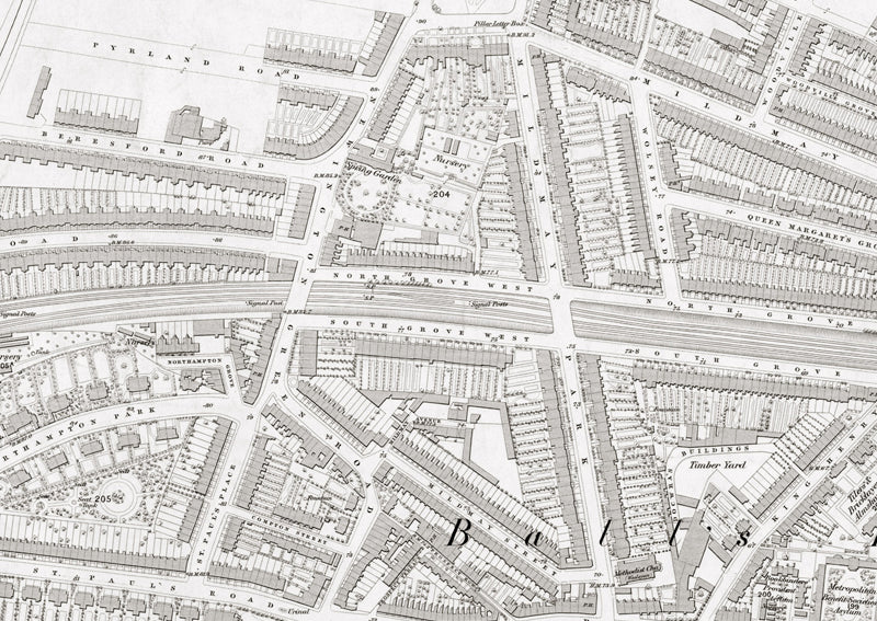 London 1872 Ordnance Survey Map - Sheet XVIII - Kingsland | I Love Maps