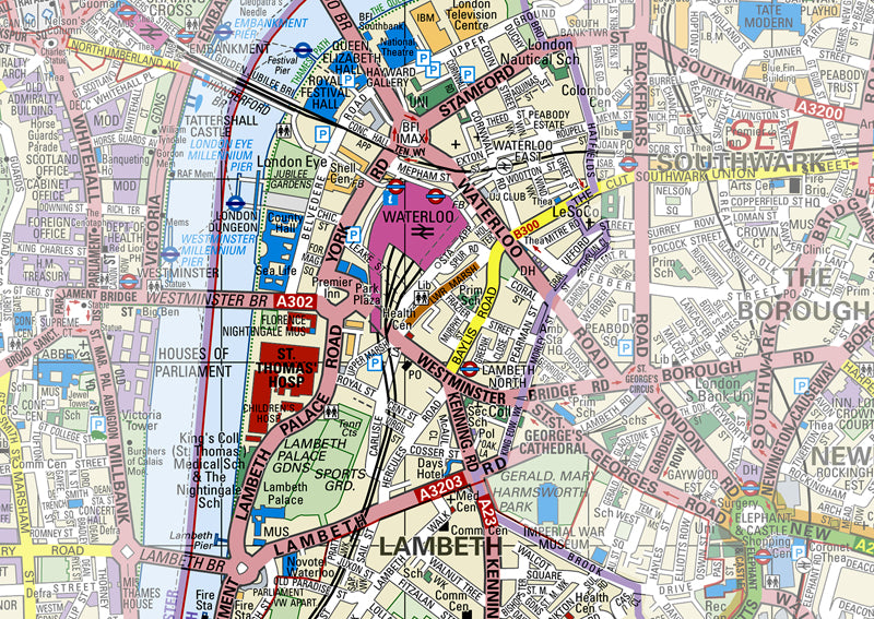 Lambeth London Borough Map I Love Maps   Lambeth1 800x567 