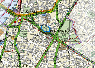 Lambeth London Borough Map– I Love Maps