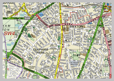 Lambeth London Borough Map– I Love Maps