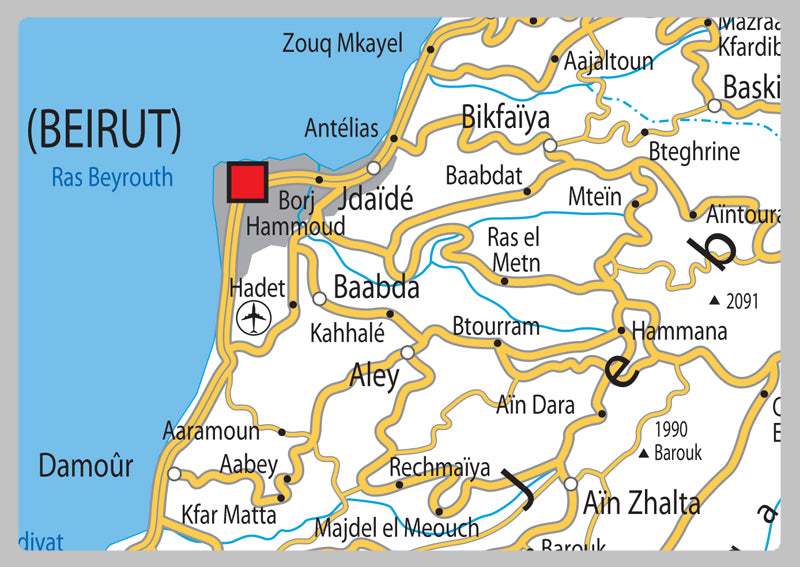 Lebanon Road Map