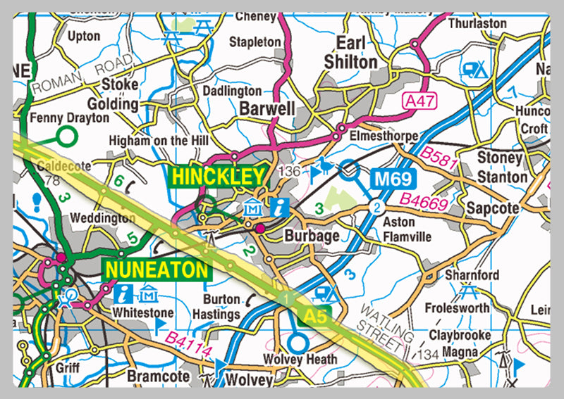 Leicestershire County Map