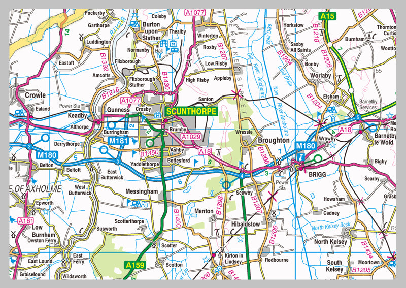 Lincolnshire County Map