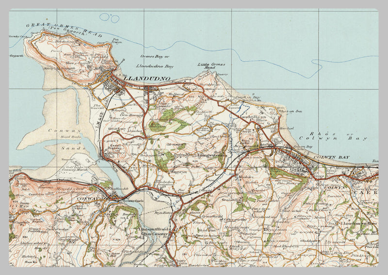 1920 Collection - Llandudno & Denbigh Ordnance Survey Map– I Love Maps