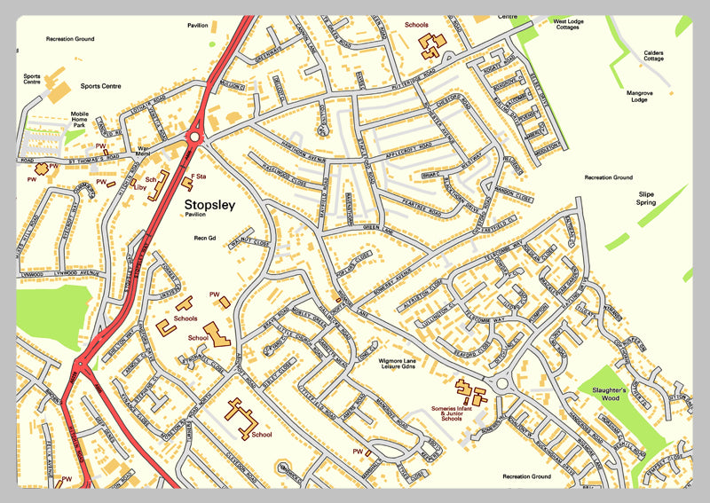 Luton Street Map