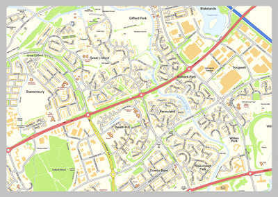 Milton Keynes Street Map– I Love Maps