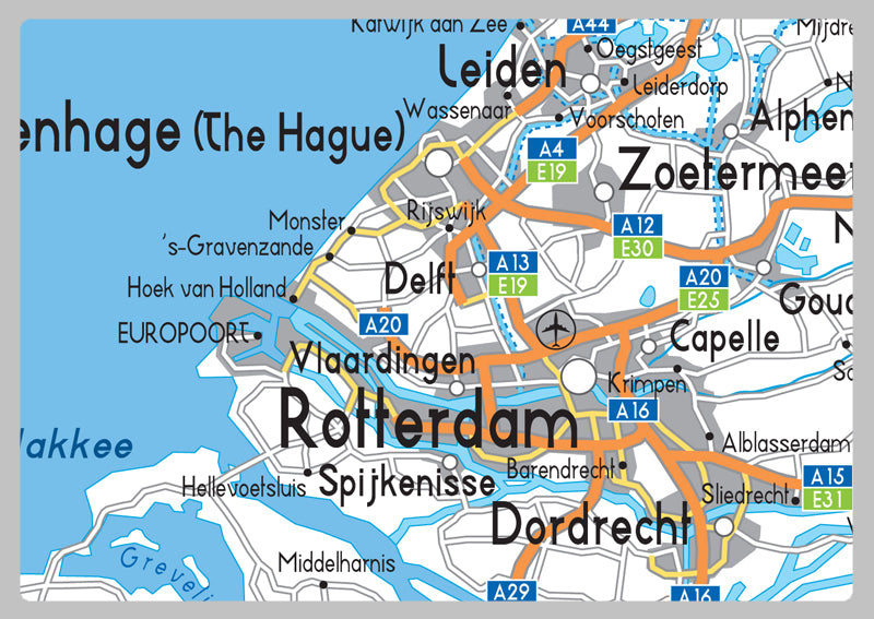 Netherlands Road Map