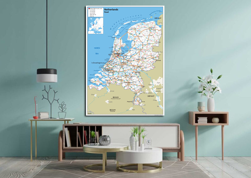 Netherlands Road Map