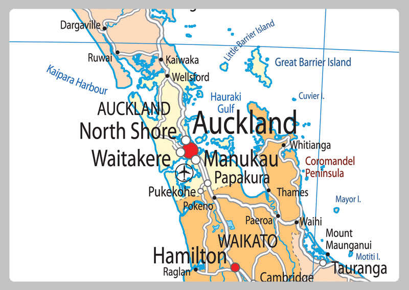 New Zealand Political Map