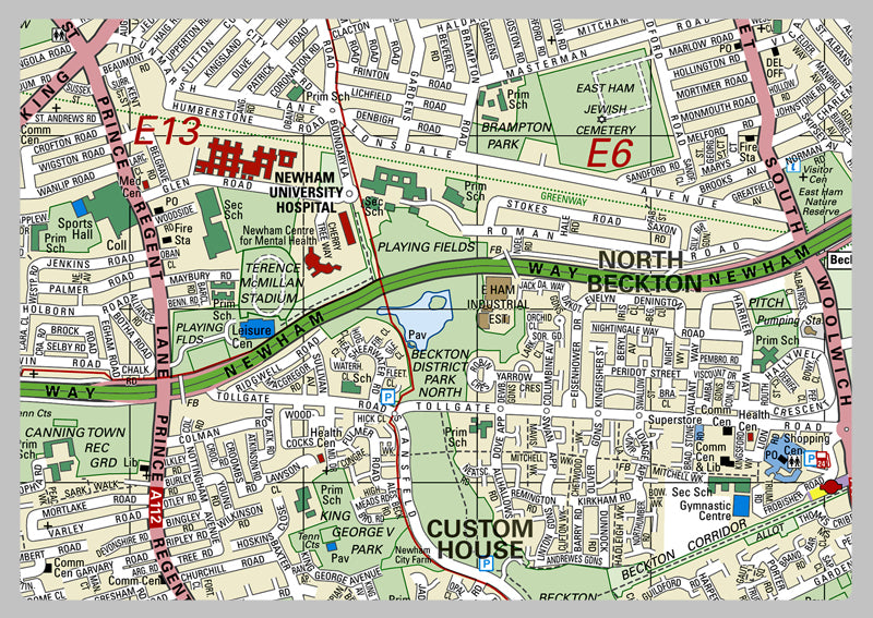 Newham London Borough Map– I Love Maps