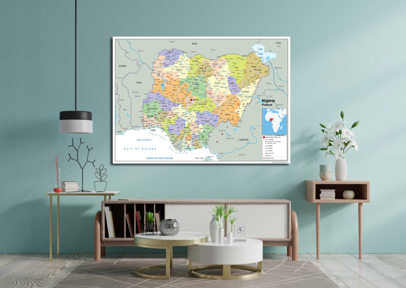 Nigeria Political Map