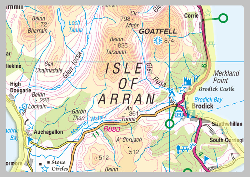 North Ayrshire County Map