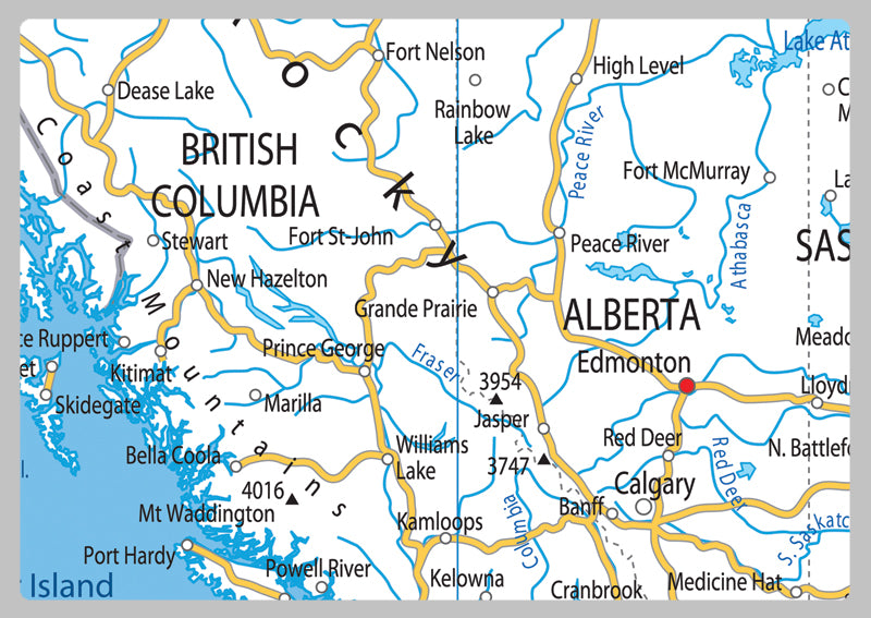 North America Road Map