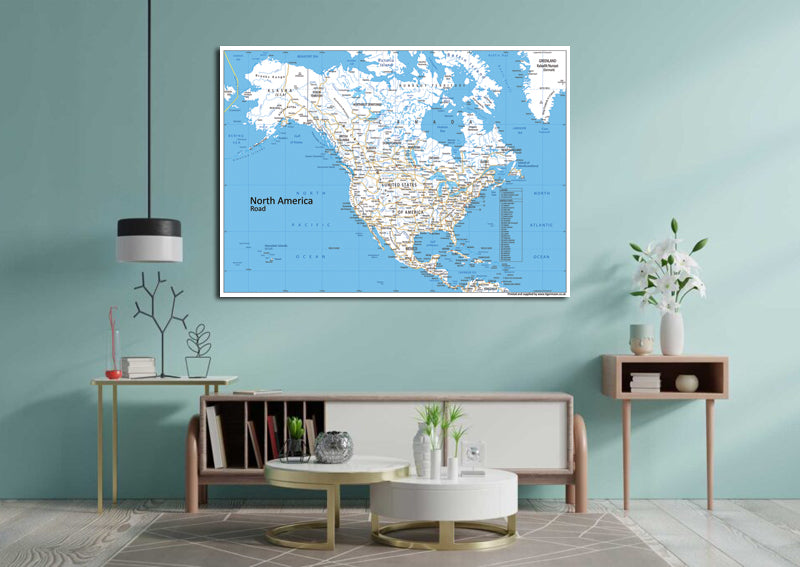 North America Road Map