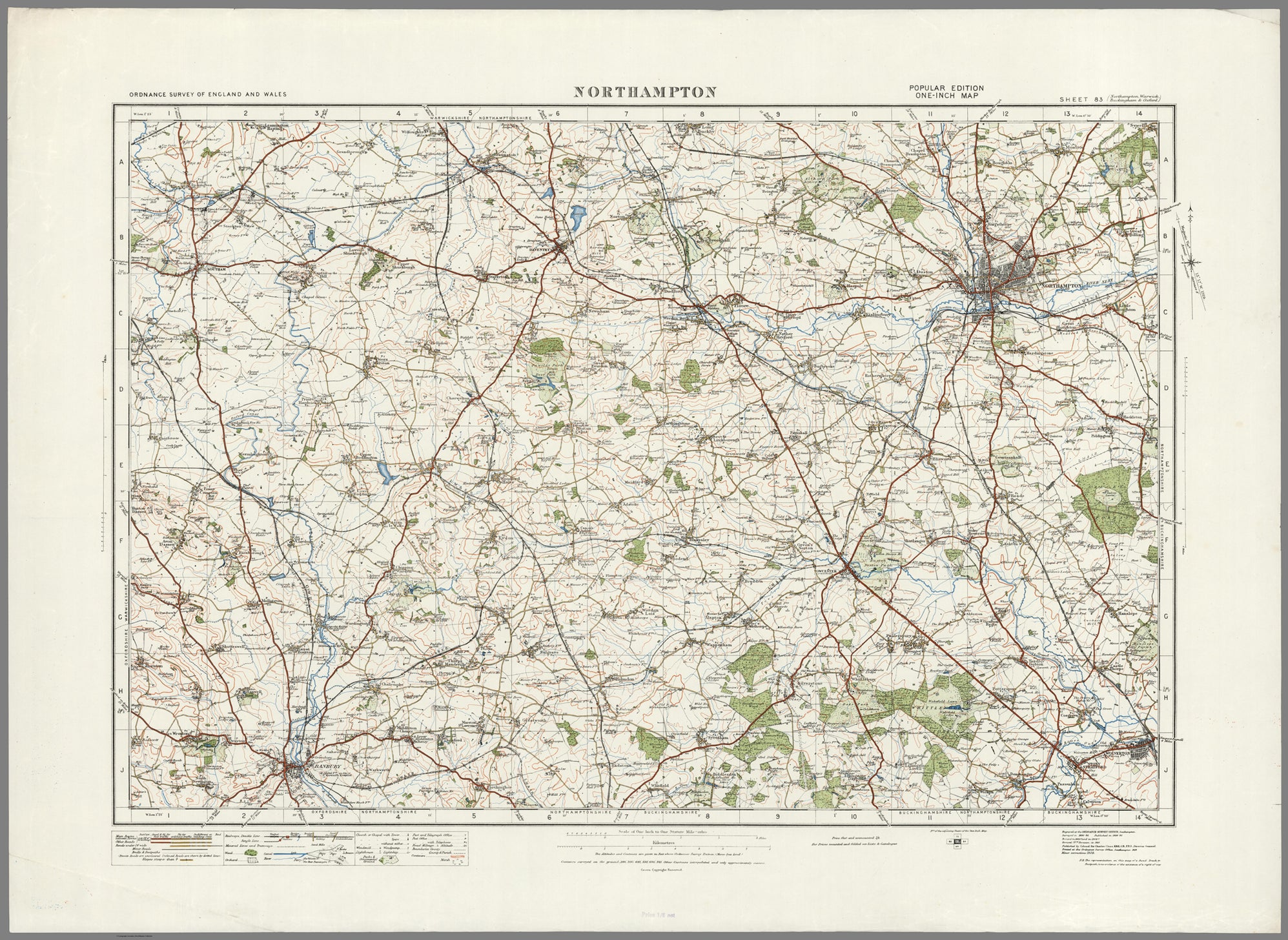 1920 Collection Northhampton Ordnance Survey Map I Love Maps   NorthhamptonHERO 1995x1456 