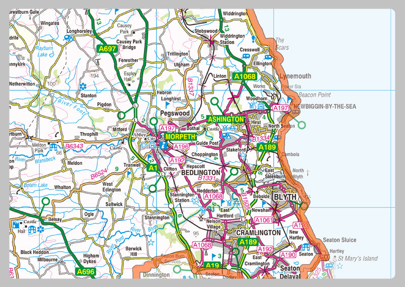 Northumberland County Map