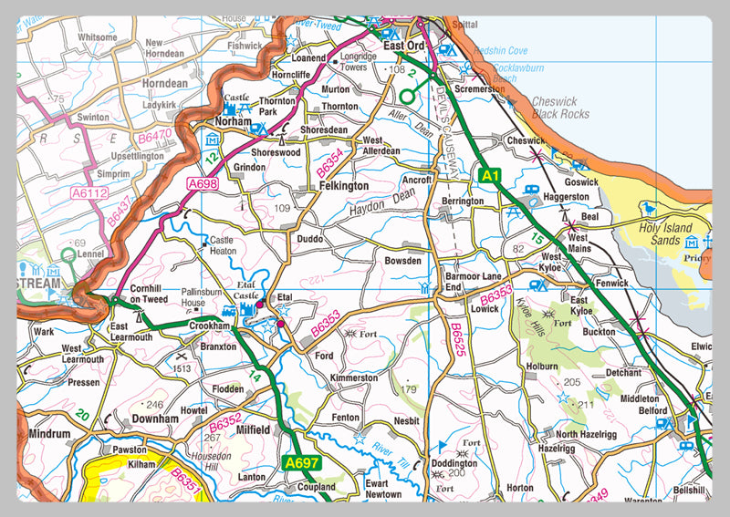 Northumberland County Map