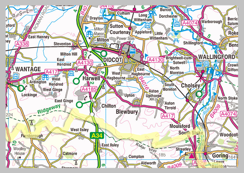 Oxfordshire County Map